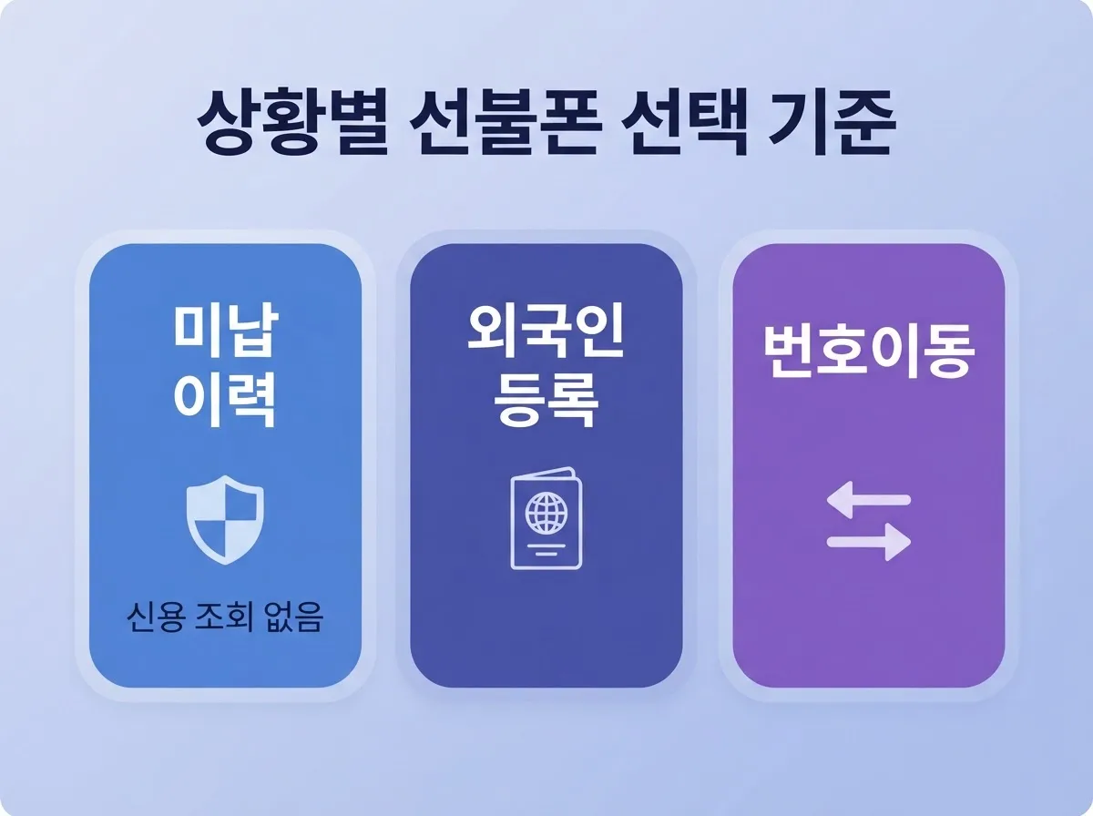 선불폰 개통 가이드, 상황별 선택 기준과 절차 총정리