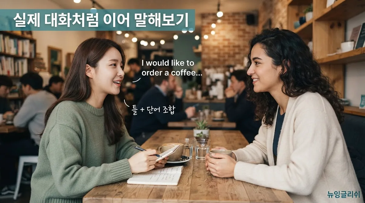 영어회화에서 아는 단어가 많은데도 문장이 안 나오는 이유와 해결법