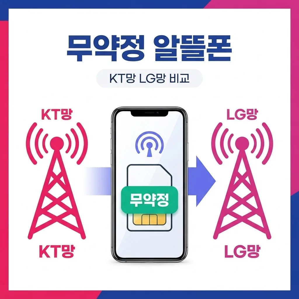 무약정 알뜰폰 개통 요즘 KT망·LG망 요금제 비교하면 좋은 이유