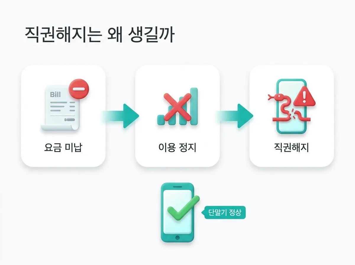 직권해지폰으로 선불폰 사용 밥법