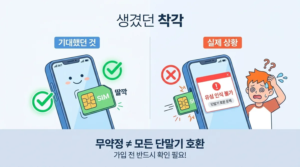 무약정 알뜰폰 개통, 자급제폰 없어도 되는 줄 알았던 착각