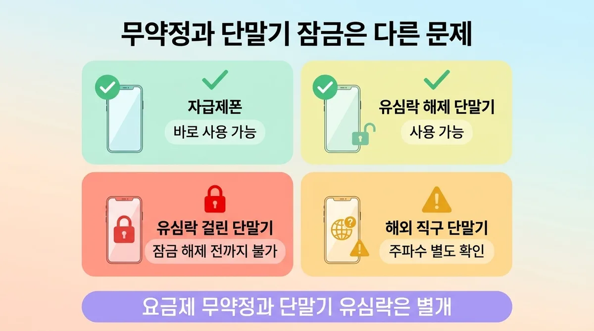 무약정 알뜰폰 개통, 자급제폰 없어도 되는 줄 알았던 착각