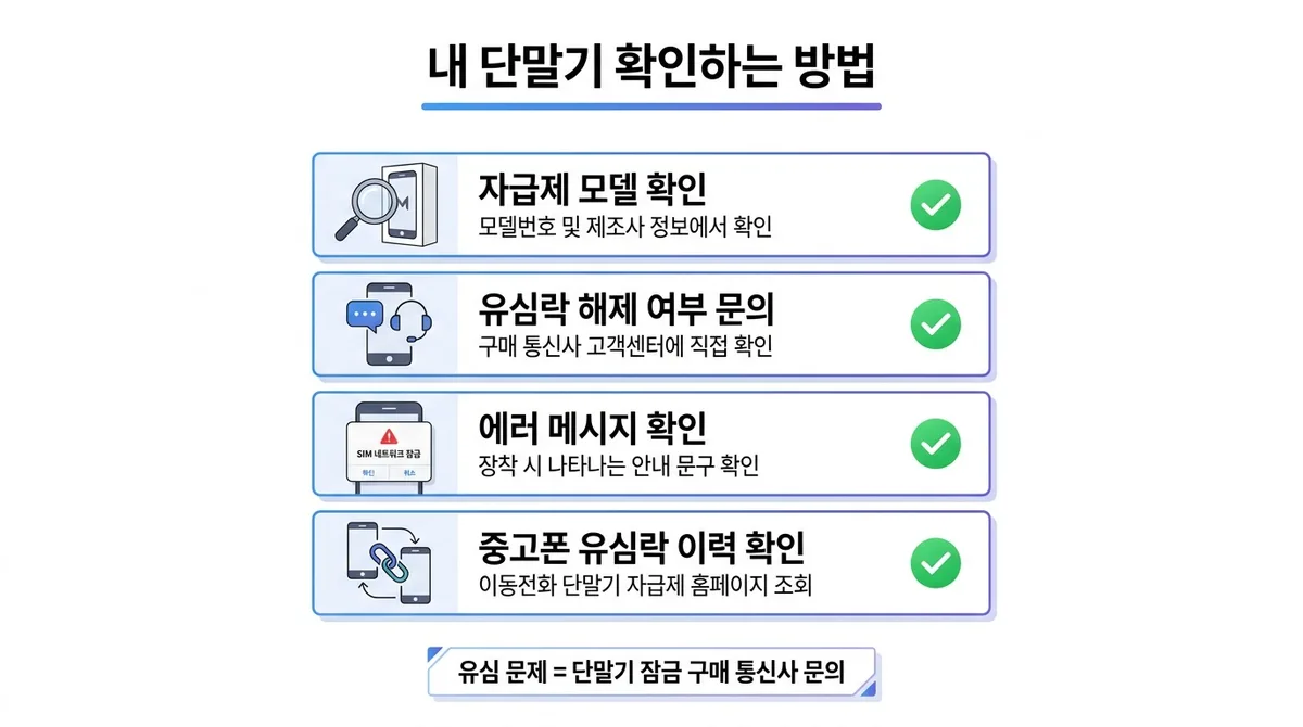 무약정 알뜰폰 개통, 자급제폰 없어도 되는 줄 알았던 착각