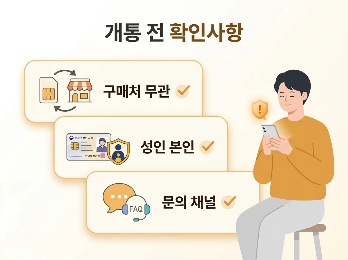 선불유심 앤텔레콤 비대면개통