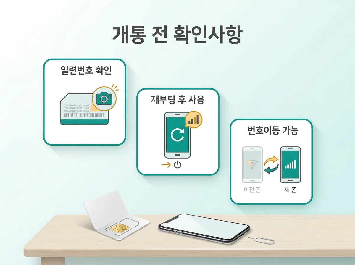 LG선불 유심개통