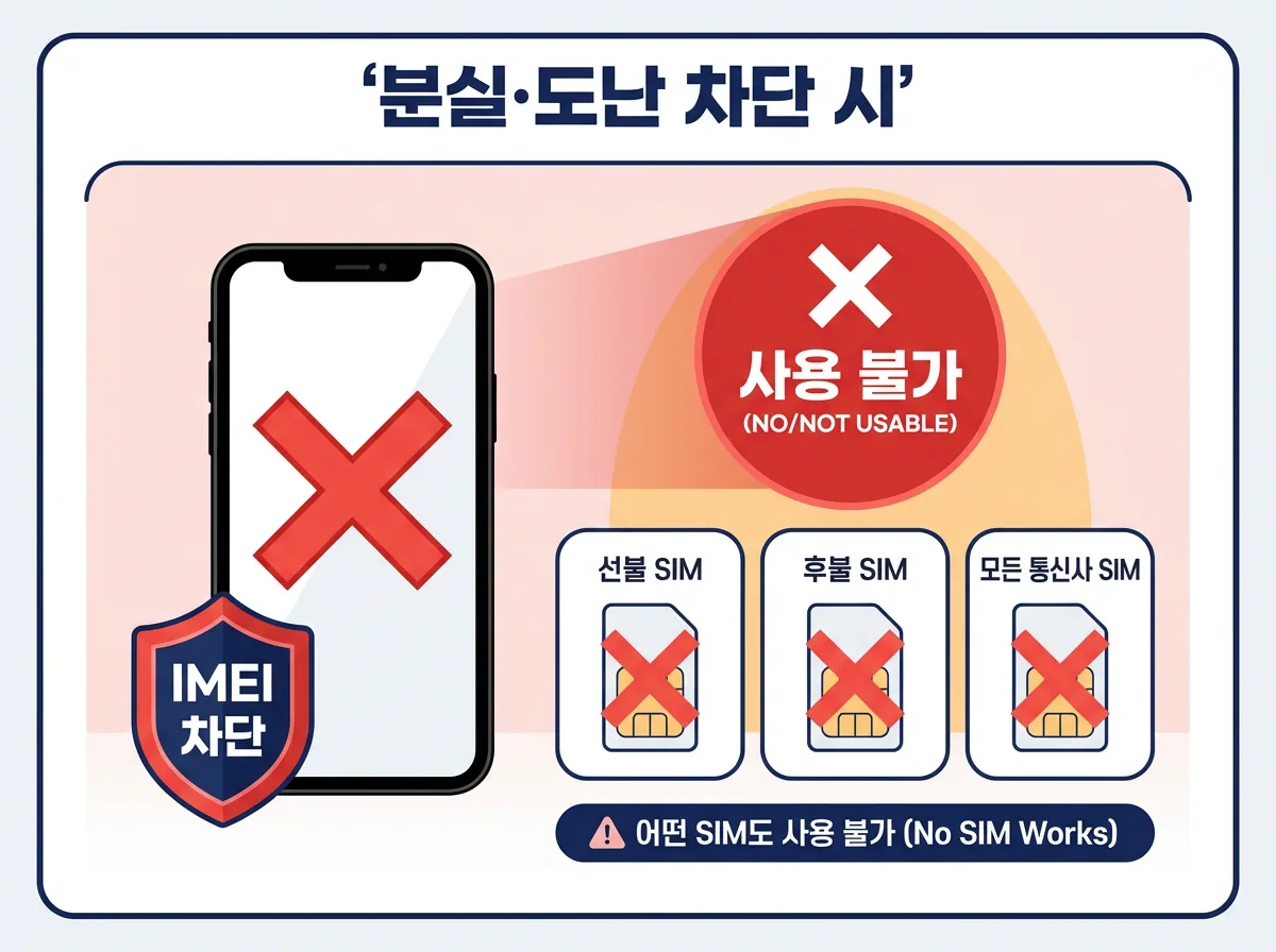 정지된 휴대폰에 선불유심을 사용할 수 있을까?