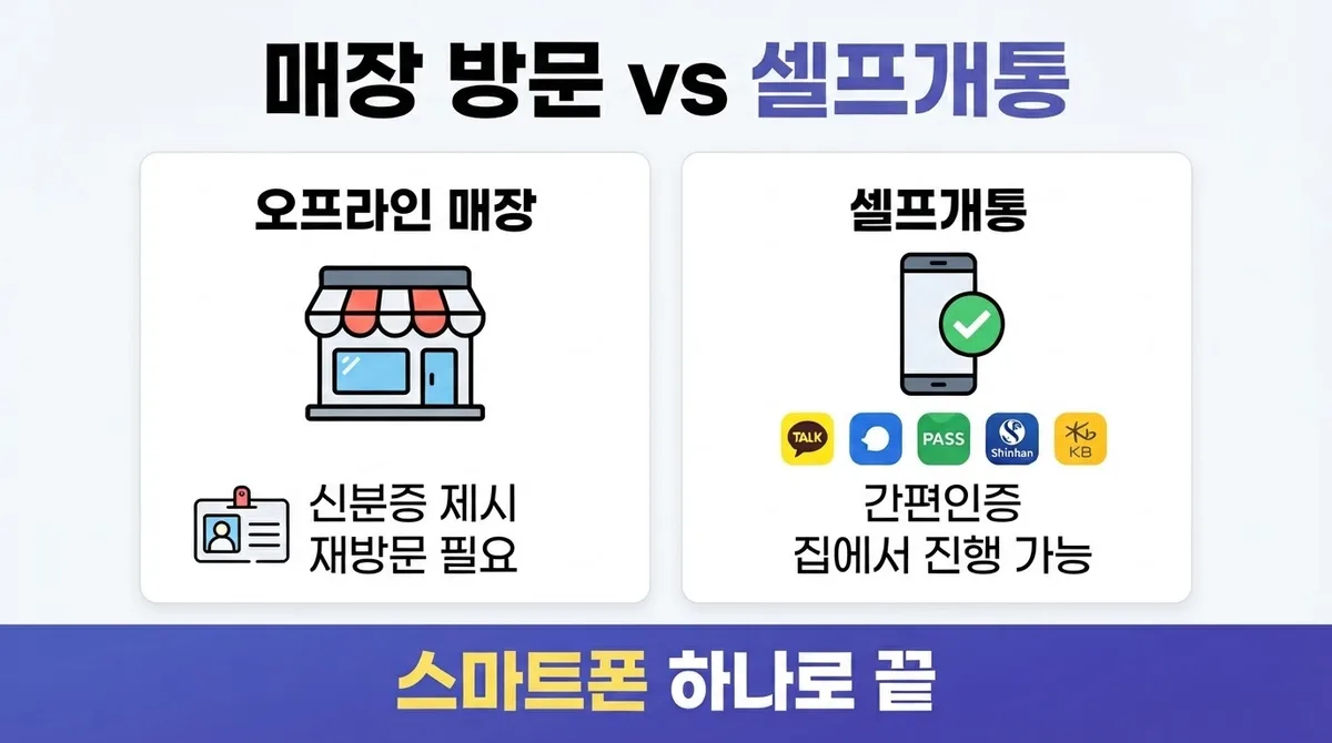 선불유심 개통, 본인인증 준비물 안 챙겨가서 다시 갔던 썰