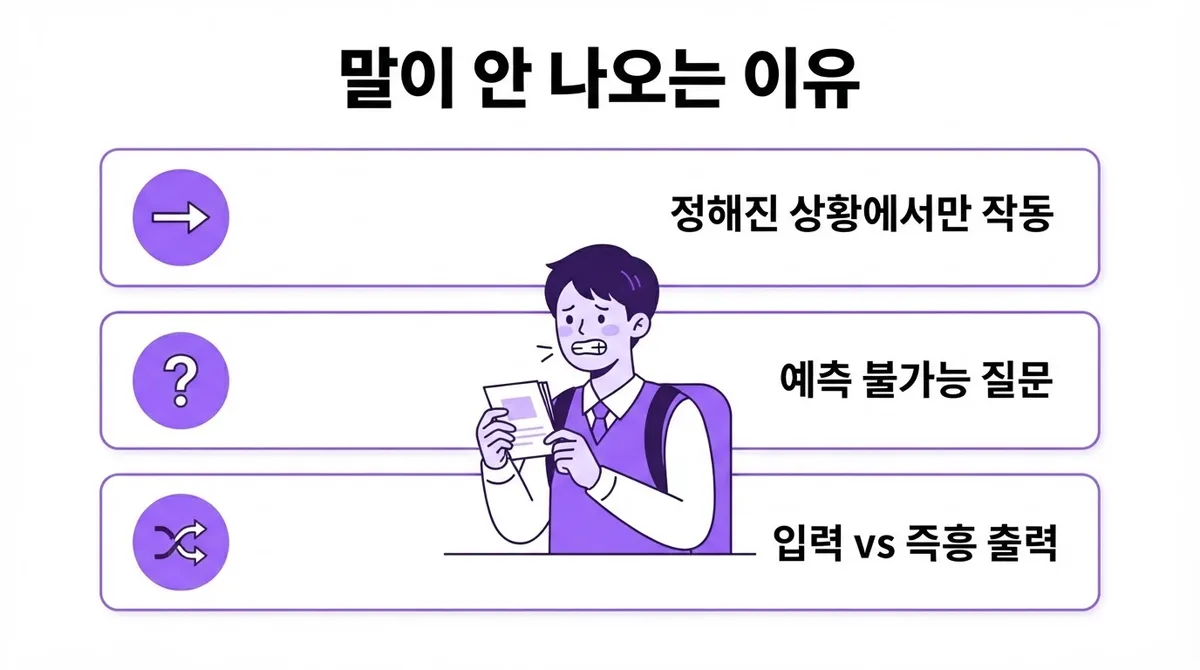 성인 기초 영어회화 문장 암기보다 말하기 훈련이 중요한 이유