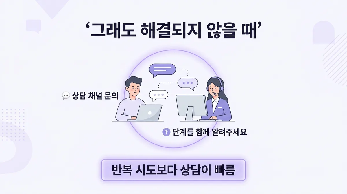 셀프개통 본인인증 실패 시 해결 방법