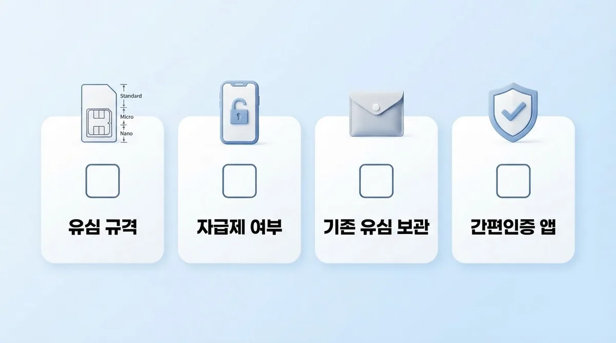 발신정지 걸린 폰 그대로 두고 선불유심만 바꿔 끼우는 순서