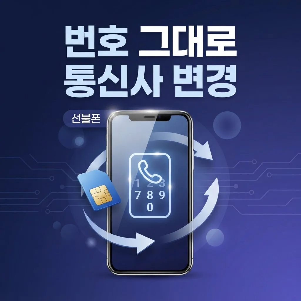 번호 바꾸기 싫어서 통신사 못 옮기고 계신가요? 선불폰 번호이동이면 해결됩니다
