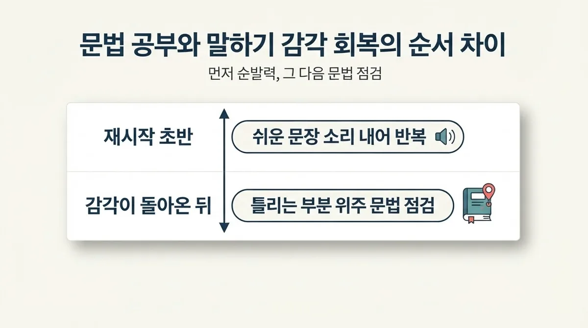 성인 영어회화 다시 시작할 때 문법보다 먼저 해야 할 것