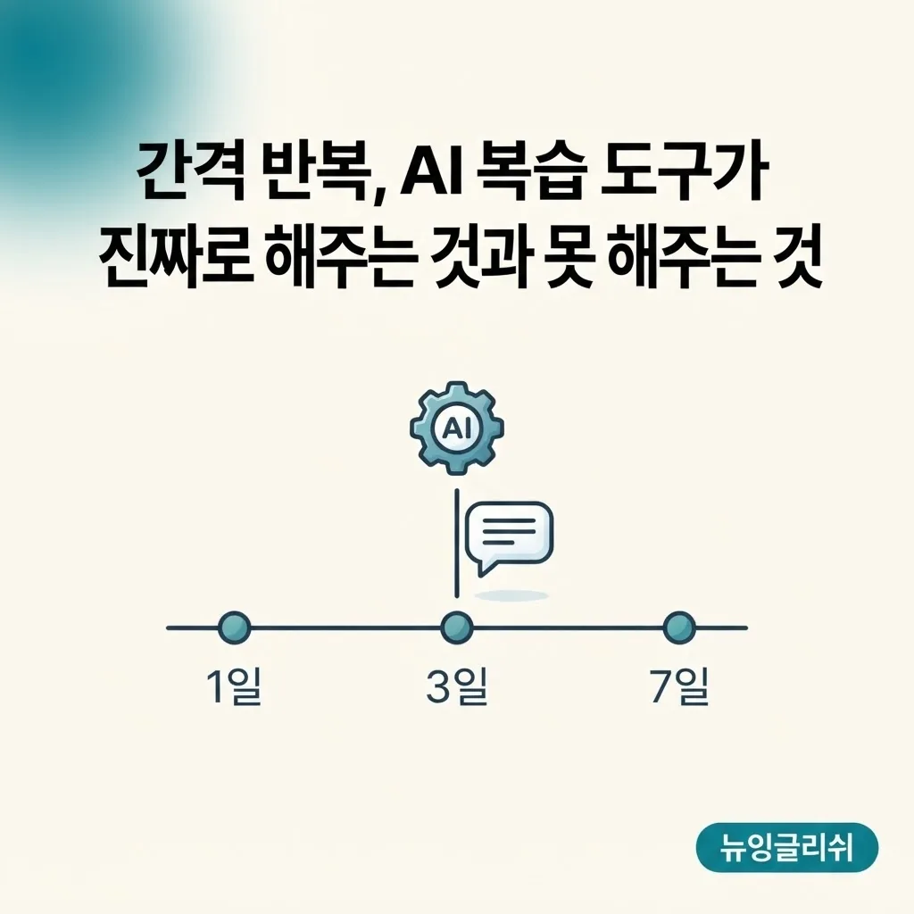 영어회화 복습, 요즘 뜨는 AI 복습과 간격 반복 활용 혜택
