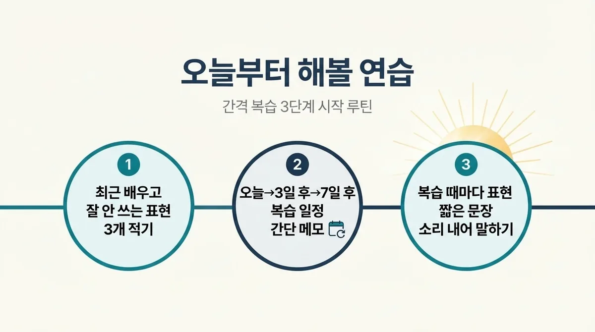 영어회화 복습, 요즘 뜨는 AI 복습과 간격 반복 활용 혜택