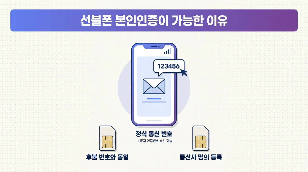 선불폰도 은행과 카카오톡 본인인증이 가능할까?