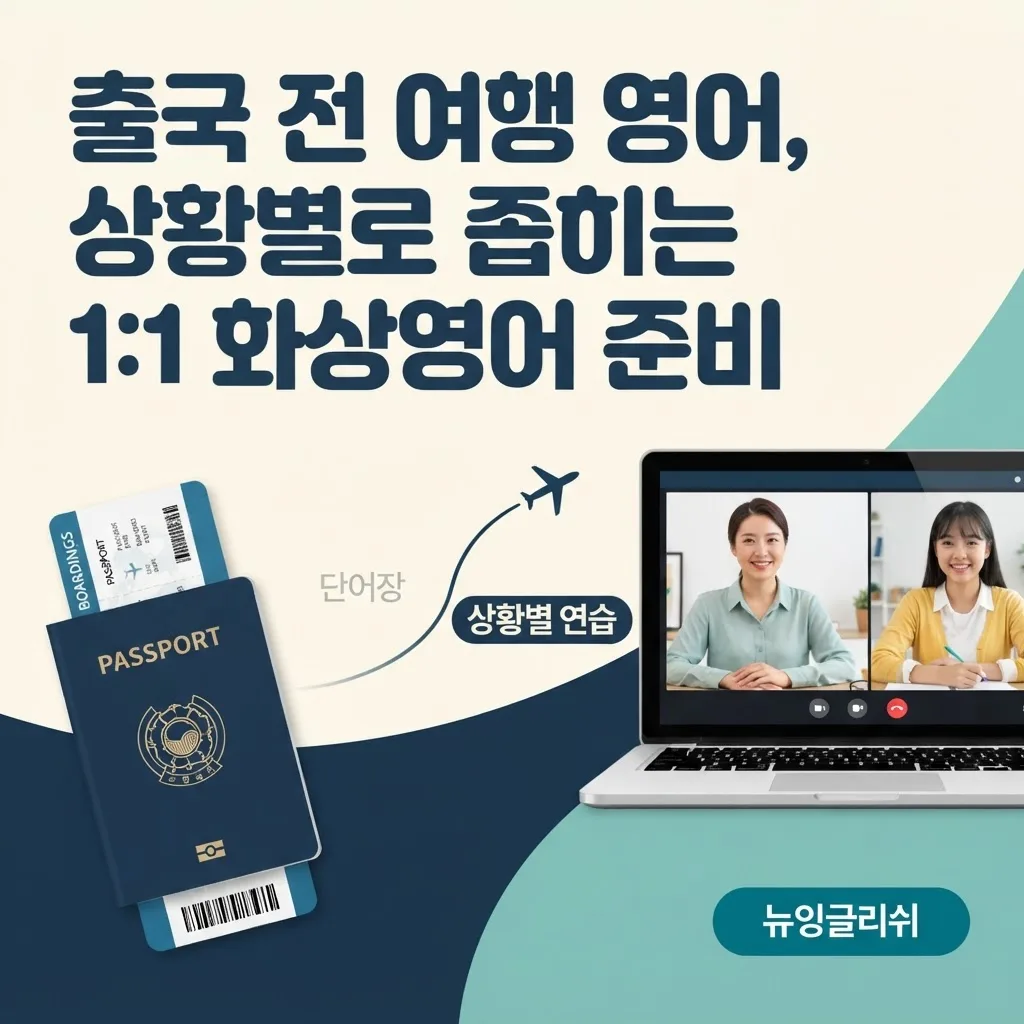 여행 영어회화, 요즘 뜨는 출국 전 1:1 화상영어 준비법