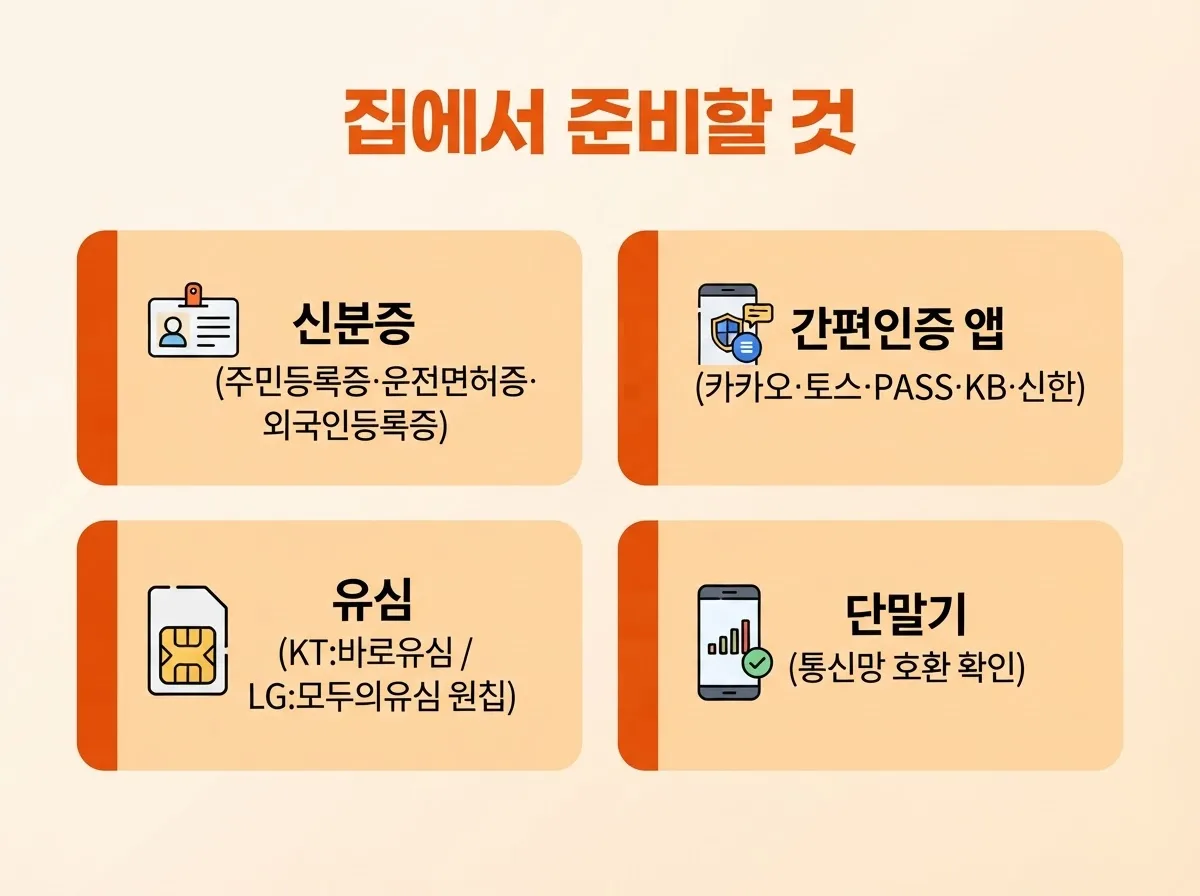 알뜰폰 개통 순서 모를 때, 온라인 비대면으로 집에서 완료하는 흐름 안내