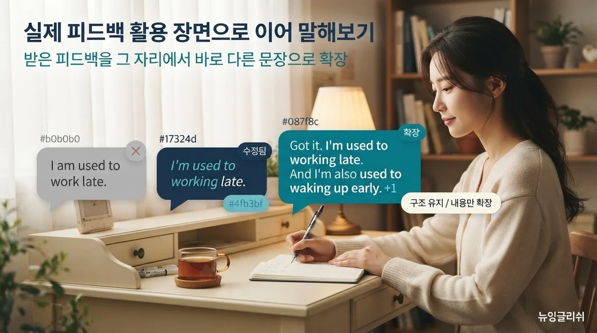 영어회화 복습, 수업 때 고친 문장을 또 틀린다면? 피드백 활용 3단계