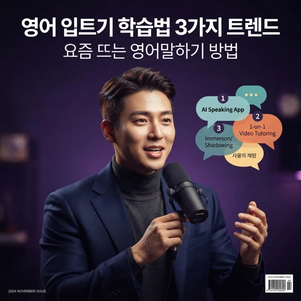 영어말하기 요즘 뜨는 입트기 학습법 3가지 트렌드