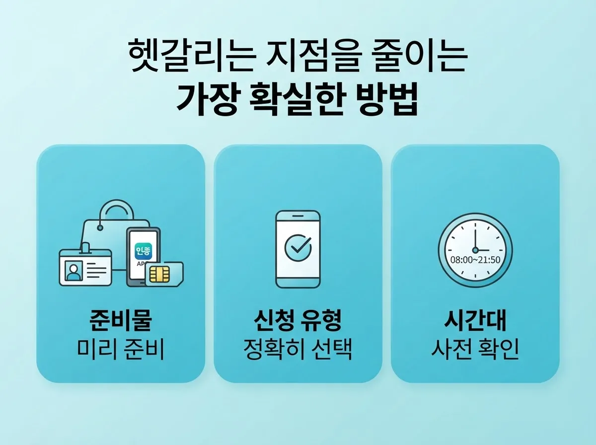 케이티바로유심 개통 처음 도전할 때 헷갈리는 부분과 해결 방법 정리