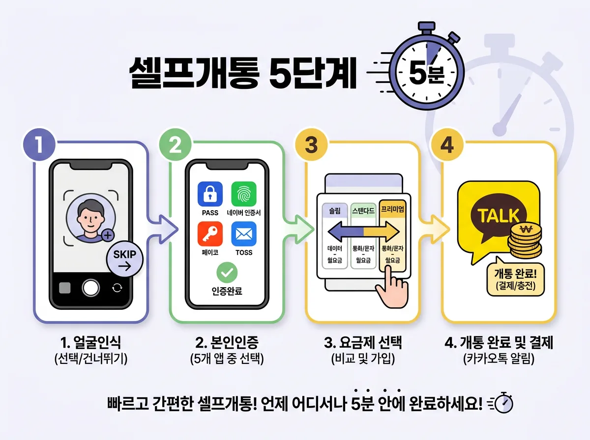 유심 구매부터 개통까지 5분이면 끝나는 셀프개통 노하우