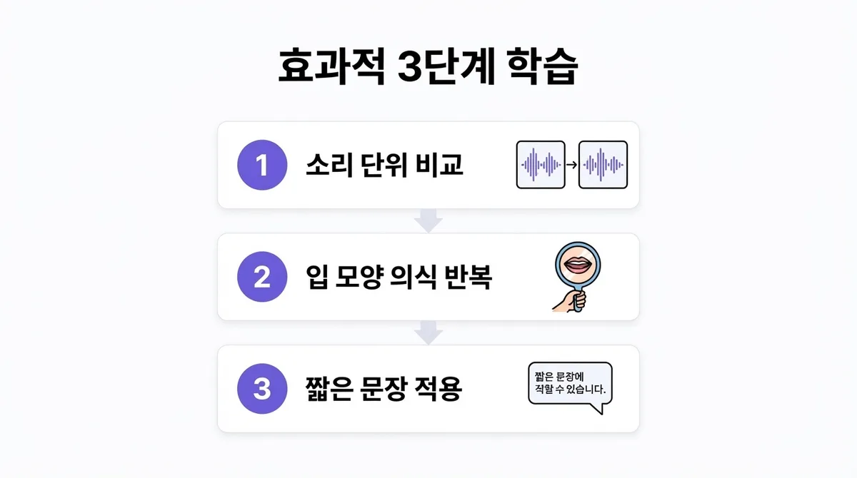 영어회화 발음 교정 혼자 연습할 때 효과적인 3단계 학습법