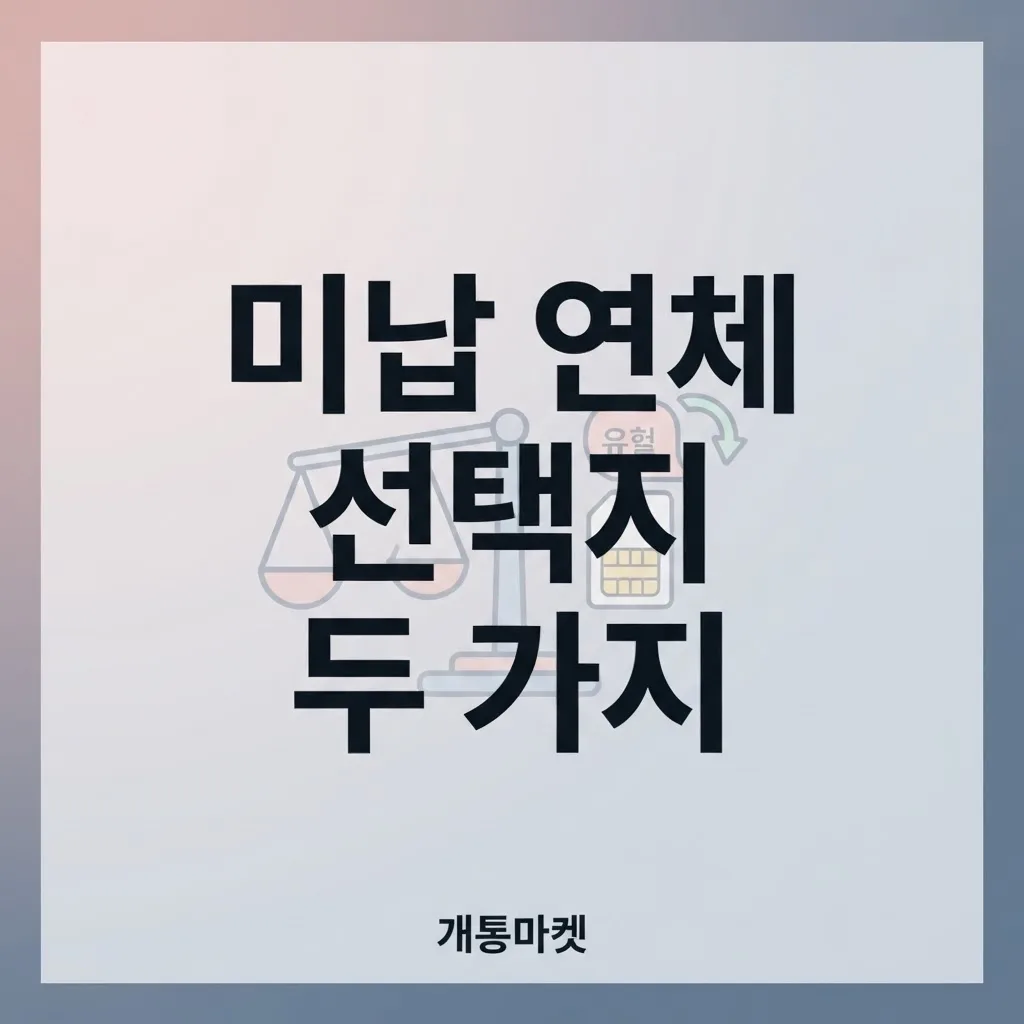 휴대폰 미납 개통 선택지가 넓어졌다 - 통신·금융 통합채무조정 제도와 선불 신규번호 함께 보는 법