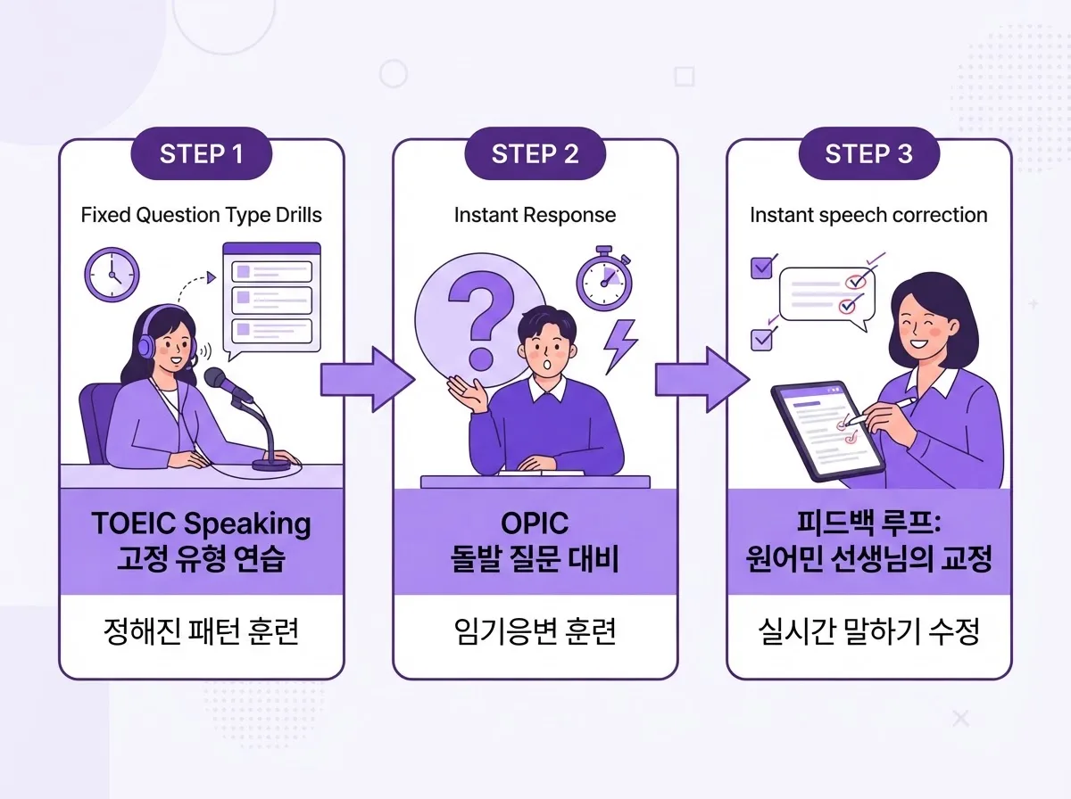 토익스피킹과 오픽 차이점 과 준비방법