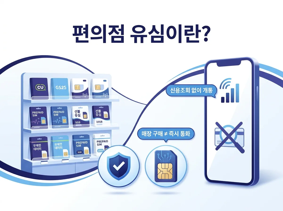 편의점 유심 개통 방법 | 선불유심 구매 후 셀프 개통 5단계