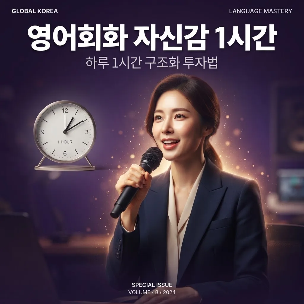 영어회화 자신감, 하루 1시간 투자법이 요즘 대세인 이유