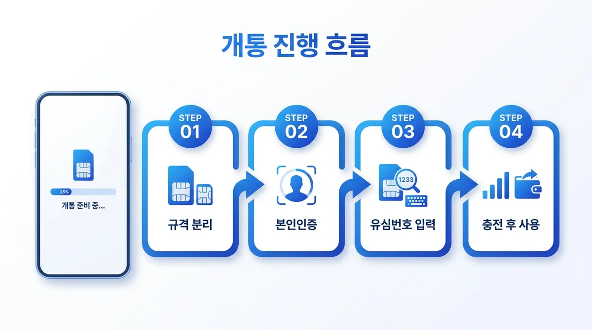 LG 원칩으로 선불폰 유심개통하기