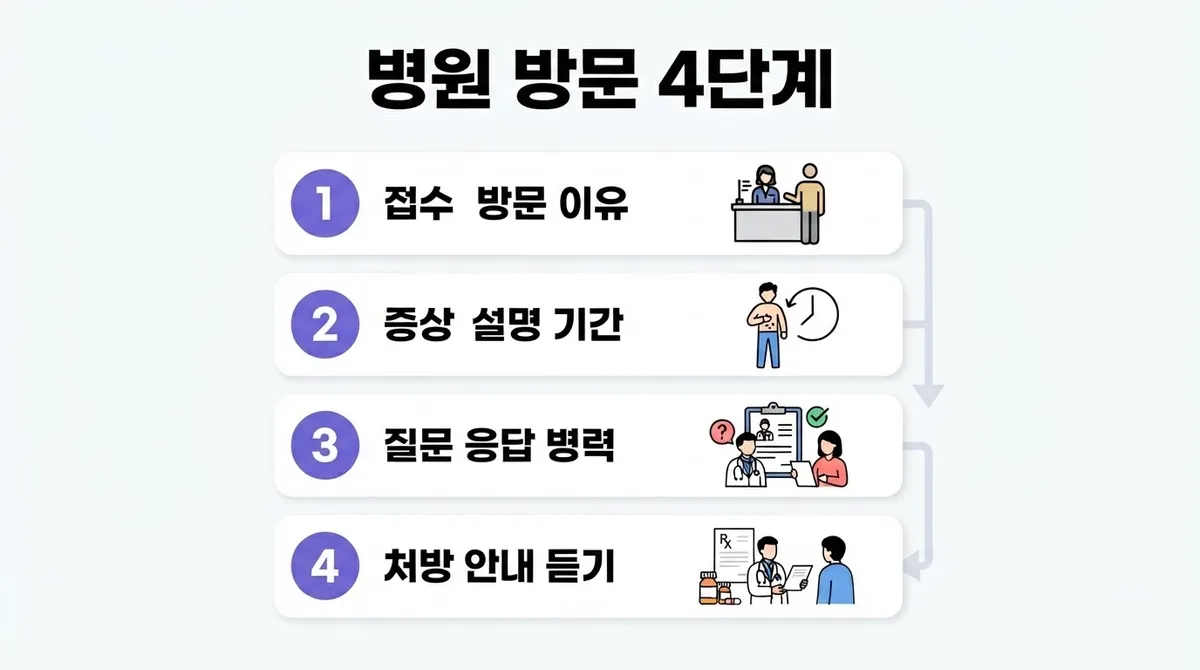 병원에서 증상 설명하는 영어 회화 — 해외 여행 필수