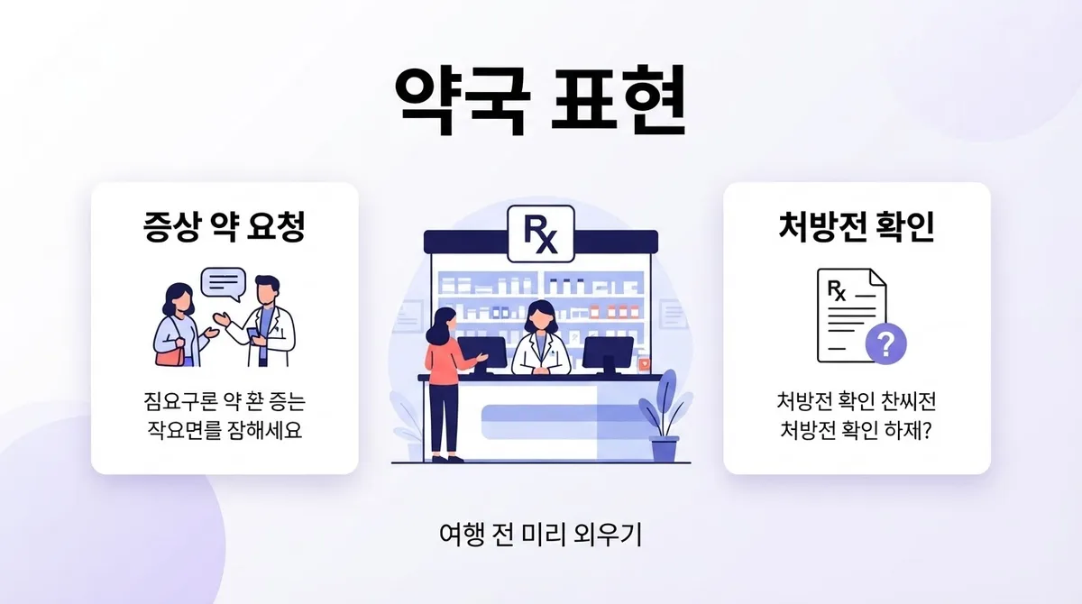 병원에서 증상 설명하는 영어 회화 — 해외 여행 필수