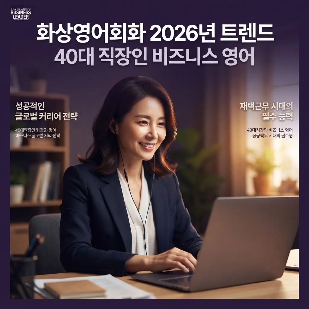 화상영어회화 2026년 40대 직장인 사이에서 뜨는 비즈니스 영어 학습법