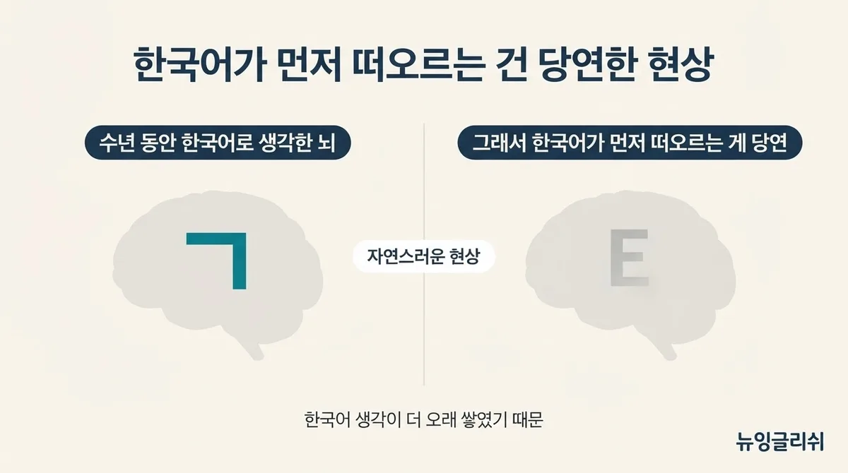 영어회화할 때 자꾸 한국어부터 떠오른다면? 바로 영어로 말하는 연습법