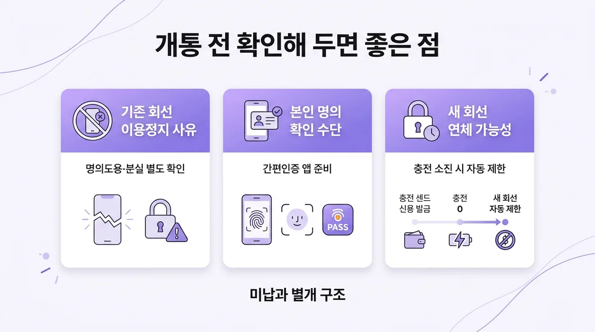 통신요금 미납 중에도 선불폰 개통할 수 있을까?