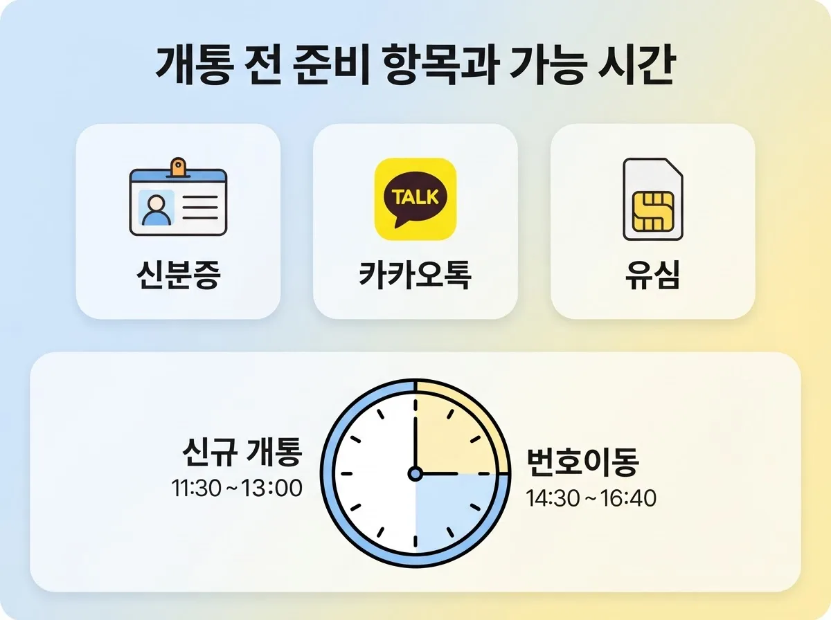 카카오인증으로 선불폰 개통하는 법 | 인증부터 유심 등록까지 한 번에