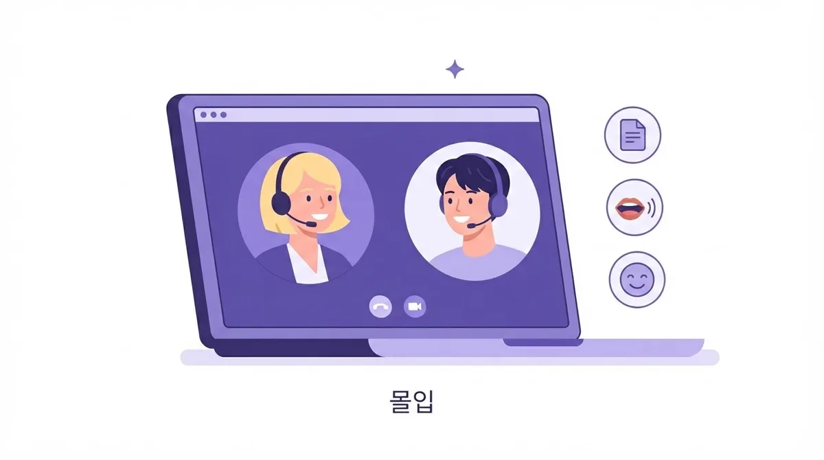 서초 영어회화 학원 오가는 시간 아까울 때 원어민 화상수업