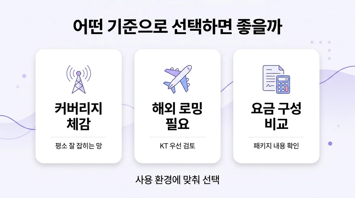 KT 바로유심과 LG 원칩 차이점 비교