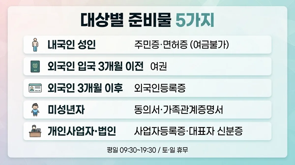 주안역 선불폰 비대면 개통 막히면 - 방문 개통 준비물 미리 챙기는 법