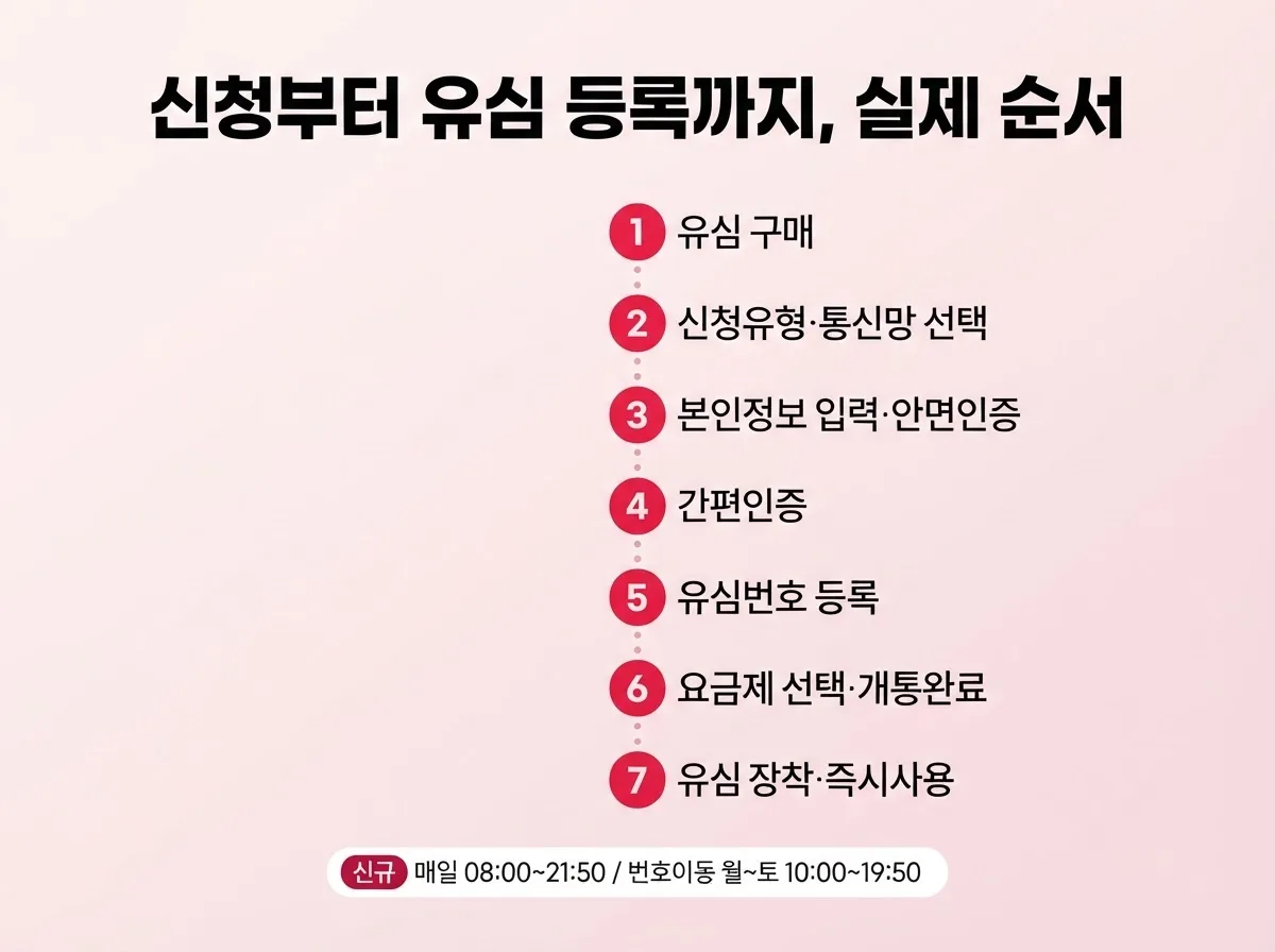 선불폰 개통 방법 모를 때, 신청부터 유심 등록까지 실제 순서 안내