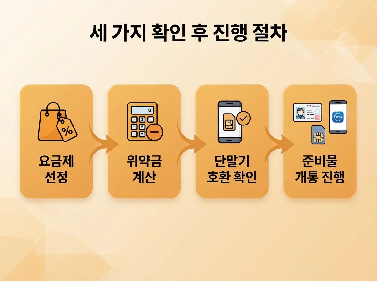 알뜰폰으로 통신비 줄이고 싶을 때 개통 전 확인할 3가지