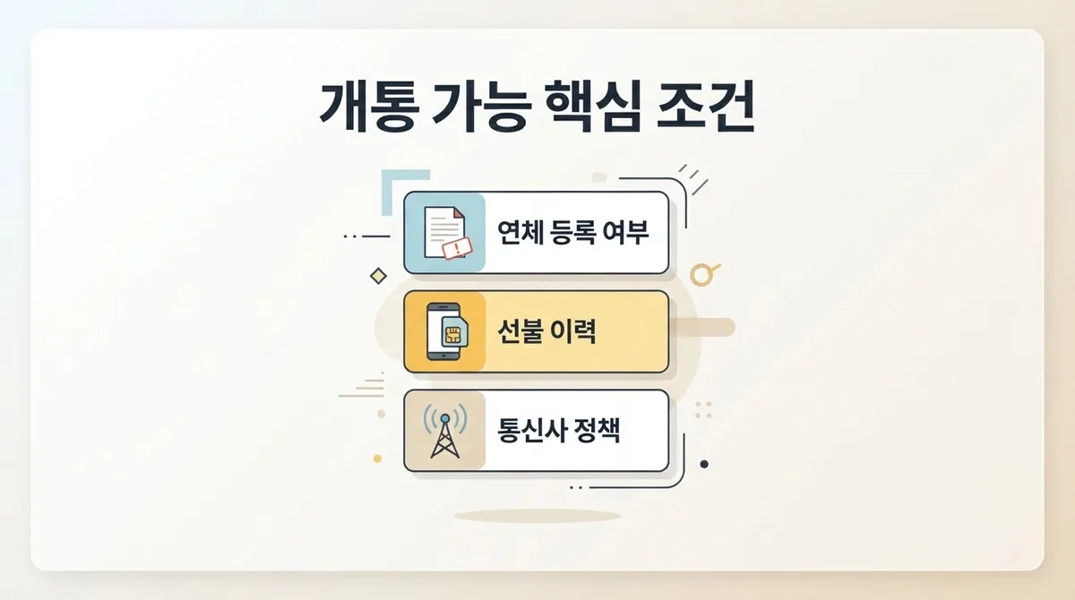 휴대폰 정지 상태에서도 선불폰 개통할 수 있을까? 확인해야 할 조건 정리