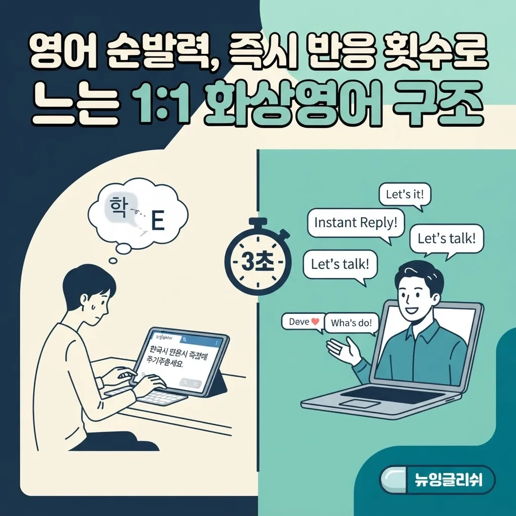 성인 영어회화, 요즘 뜨는 1:1 화상영어로 순발력 키우기